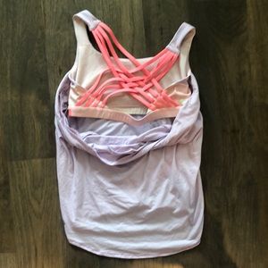 Lulu Lemon Tank + Built in Bra Size 6